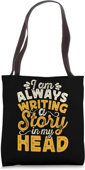 Book Writer Funny Quote Author Journalist Rewrite Novelist Tote Bag