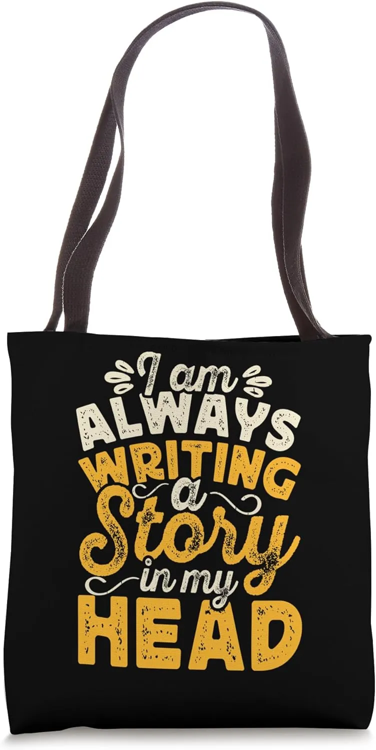Book Writer Funny Quote Author Journalist Rewrite Novelist Tote Bag