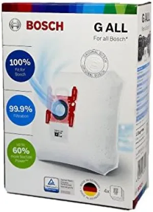 Bosch G All Vacuum Bag for All Models Except BSG8 BGN1 BSG1 BSN BGL10
