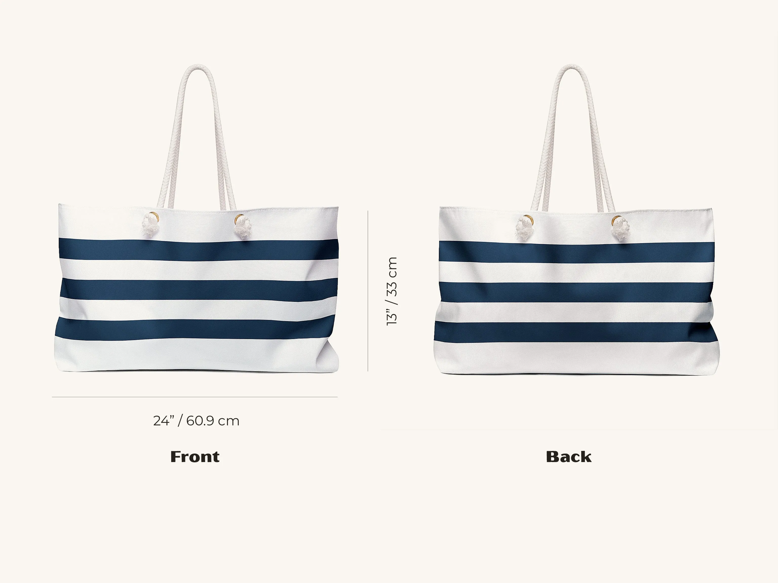 Breton Stripe Beach Bag