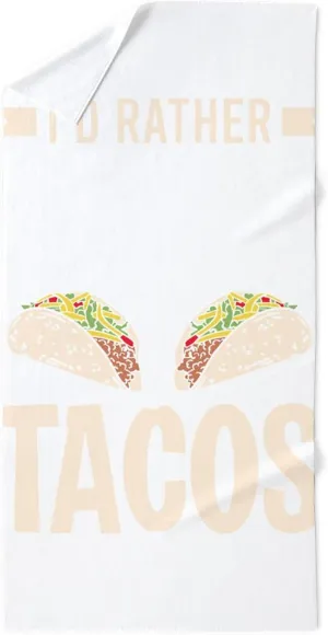 CafePress Eat 26.2 Tacos Marathon Marathoner Run 30"x60" Absorbent, Soft Beach Towel