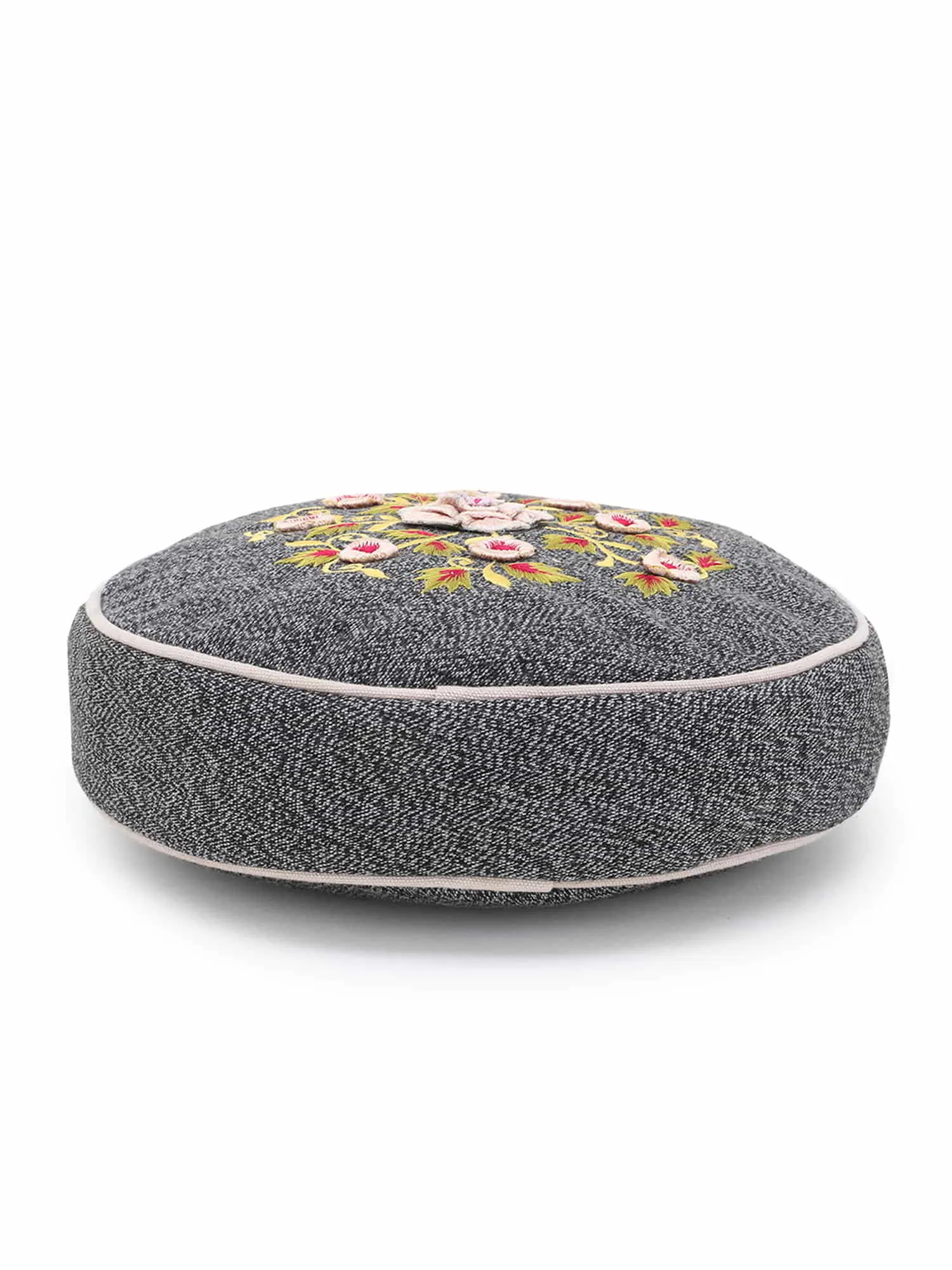 Canvas Floral Embroidered Sling Bag