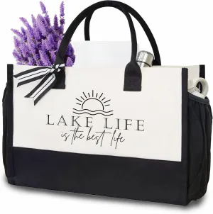 Canvas Tote Bag For Women, Summer Gift Ideas - Minimalism Tote Bag - A00