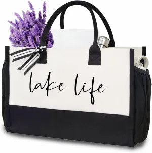 Canvas Tote Bag For Women, Summer Gift Ideas - Minimalism Tote Bag - A00