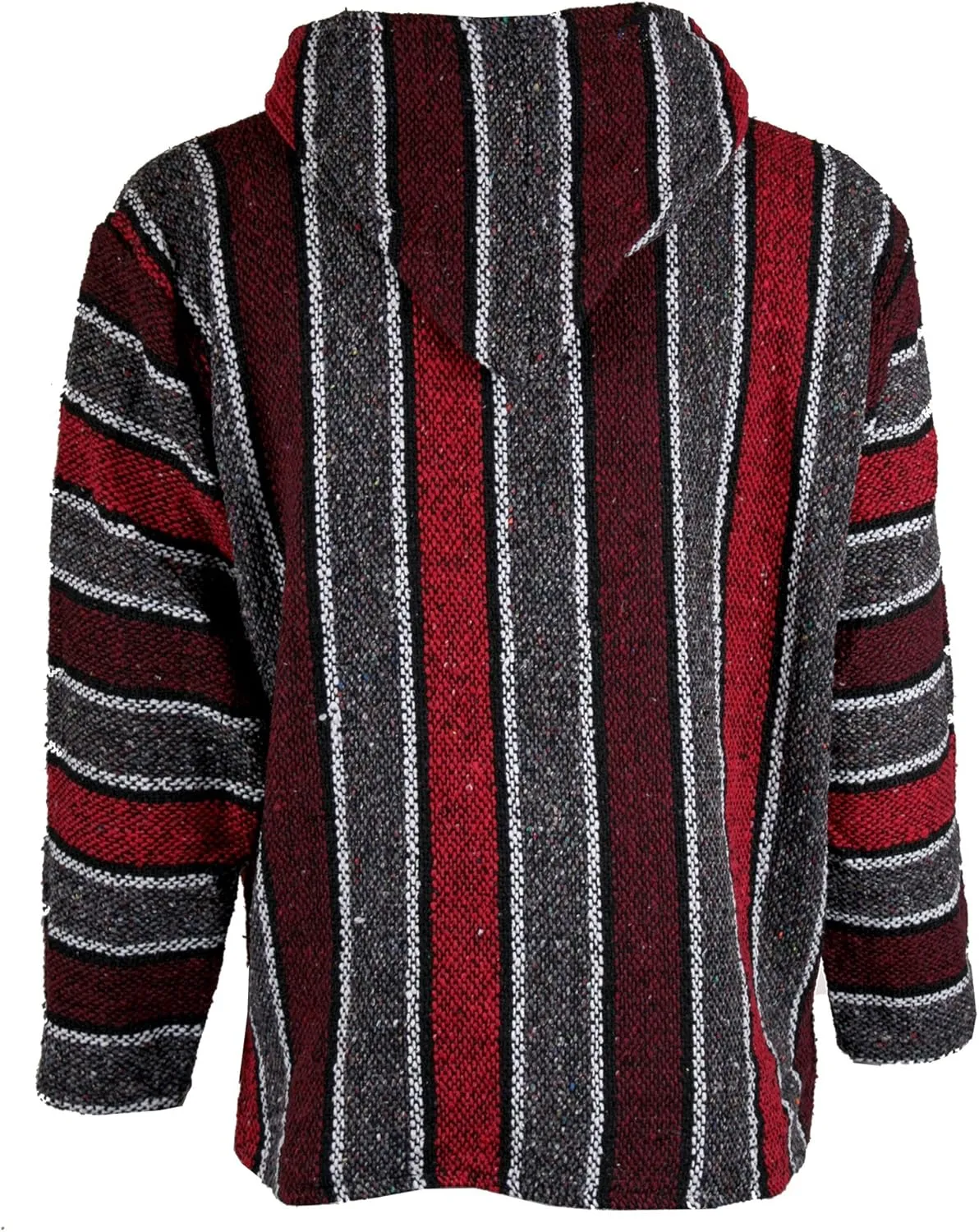 Canyon Creek Striped Woven Baja Jacket Coat Hoodie