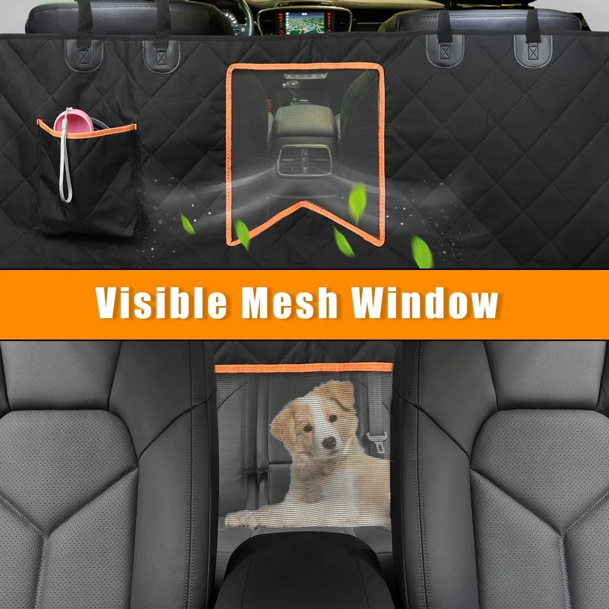 Car Dog SUV Mesh for Pet Seat 100% Car Cars Back and Seat Hammock Curated collection Durable Dog with Soft Seat, Specialty items Cover Dog for Trucks Waterproof Cover Window, Nonslip Anti-Scratch