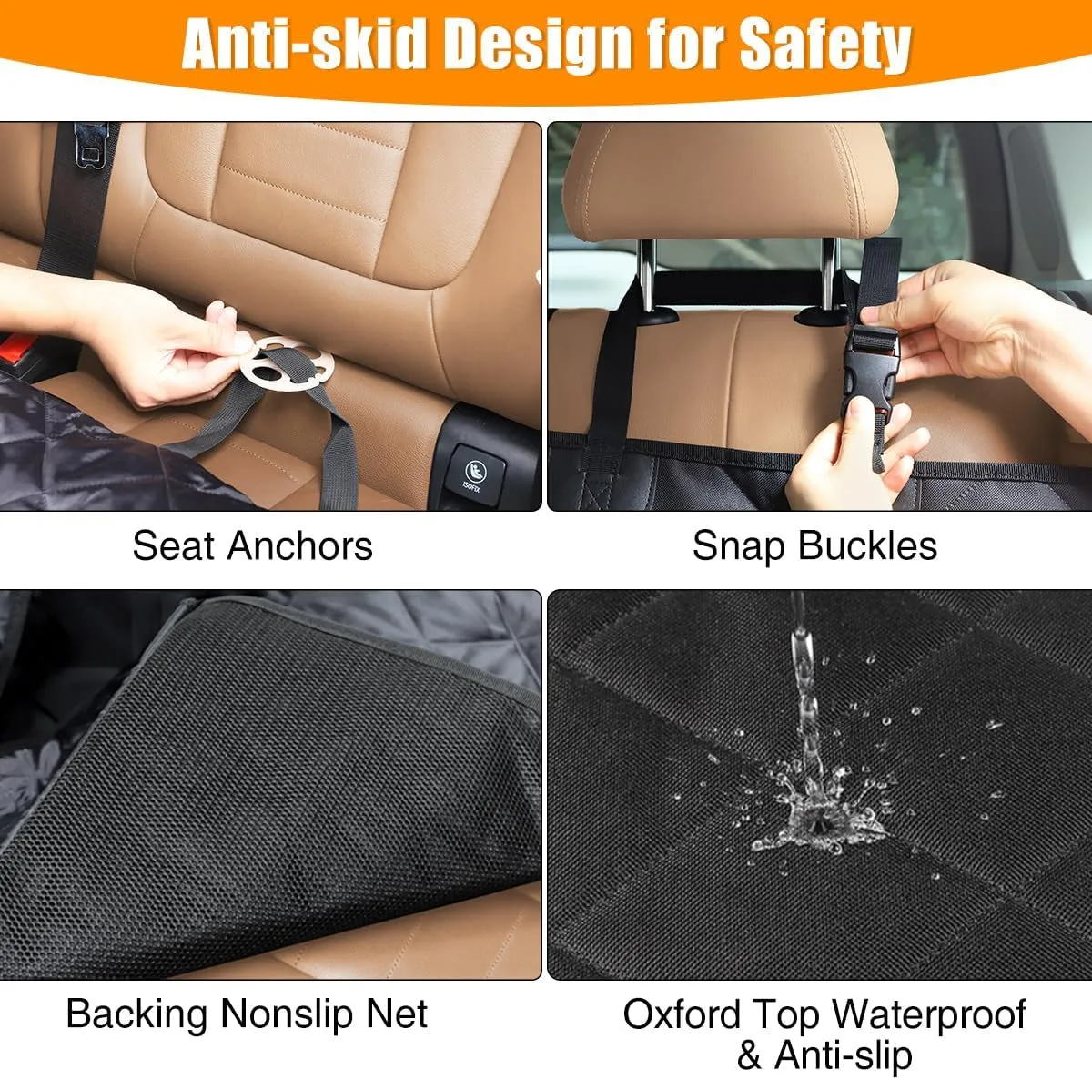 Car Dog SUV Mesh for Pet Seat 100% Car Cars Back and Seat Hammock Curated collection Durable Dog with Soft Seat, Specialty items Cover Dog for Trucks Waterproof Cover Window, Nonslip Anti-Scratch
