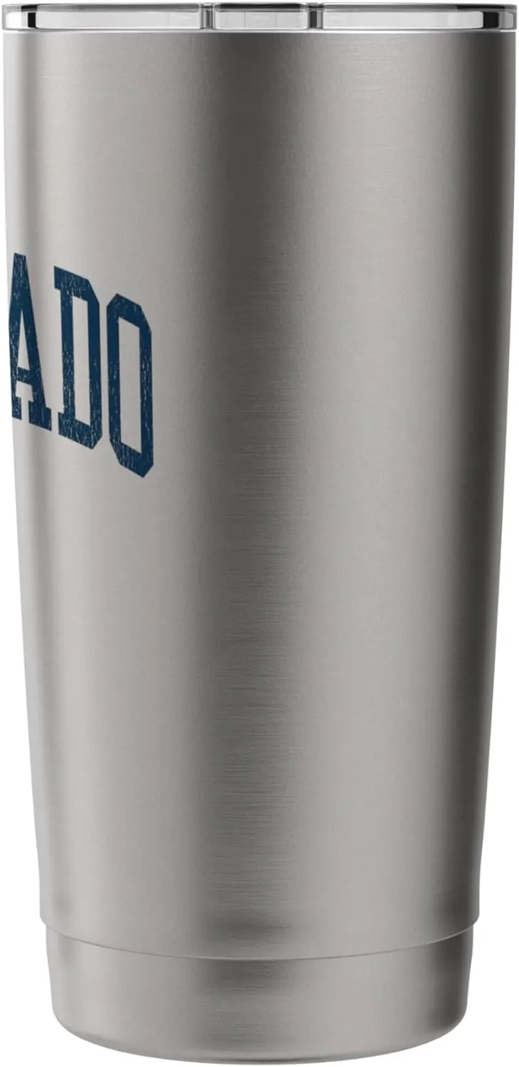Carbonado Washington WA College University Style Blue Stainless Steel Insulated Tumbler
