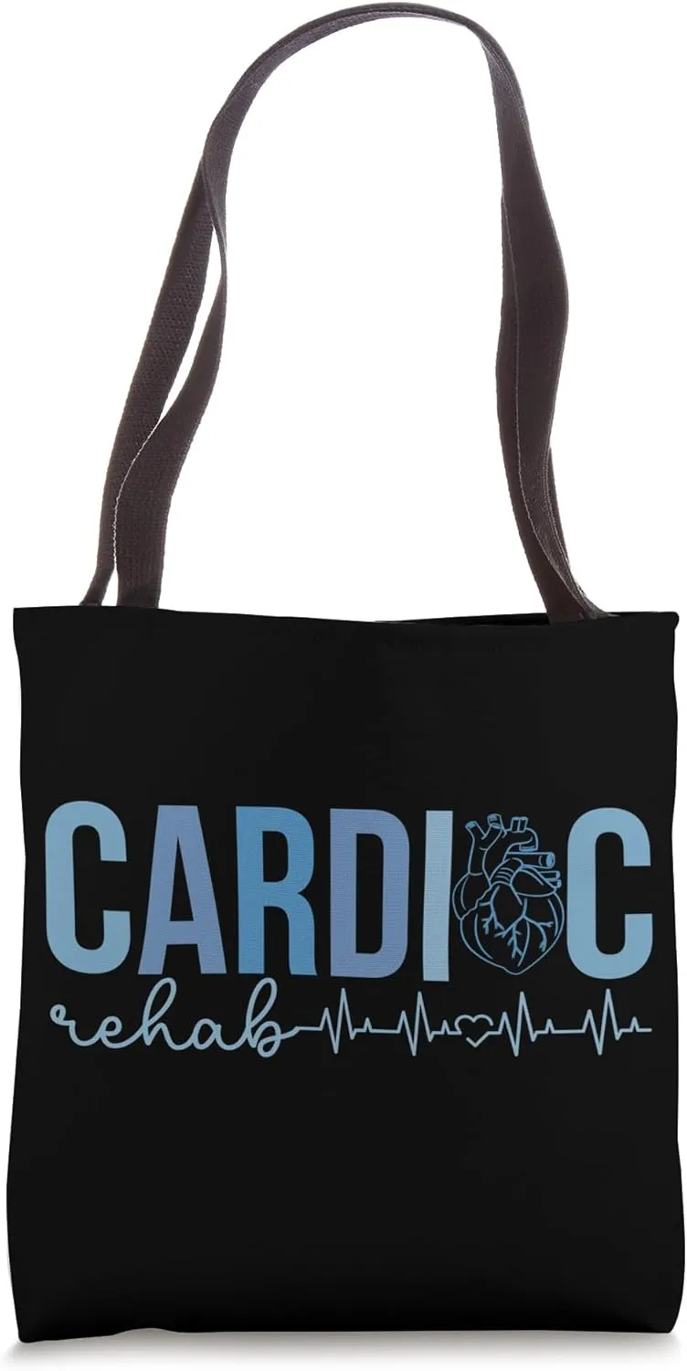 Cardiac Rehab Nurse Heartbeat Cardiac Rehabilitation Tote Bag