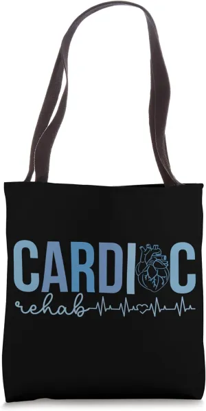 Cardiac Rehab Nurse Heartbeat Cardiac Rehabilitation Tote Bag