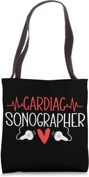 Cardiac Sonographer Cardiac Sonography Echocardiographer Tote Bag