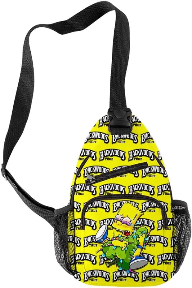 Casual Messenger Waist Bag Crossbody One Strap Backpack Small Backpack Sling Bag for Men Women