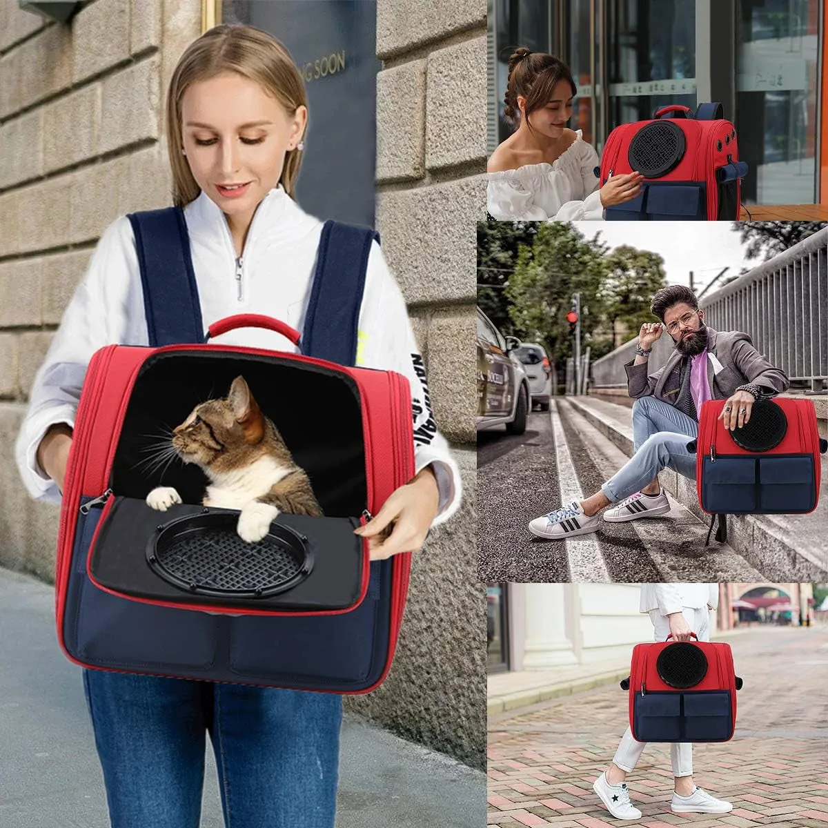 Cat Bargain Bubble. Full-featured range Carrier Backpack