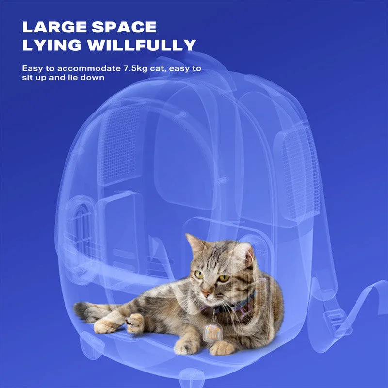Cat Carrier Backpack Space Capsule Portable Breathable Pet Bag