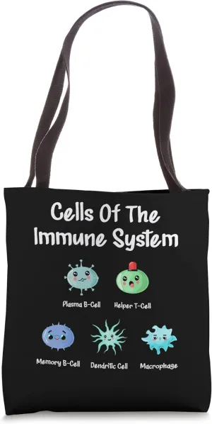 Cells Of The Immune System - Immunology Scientist Cell Lover Tote Bag