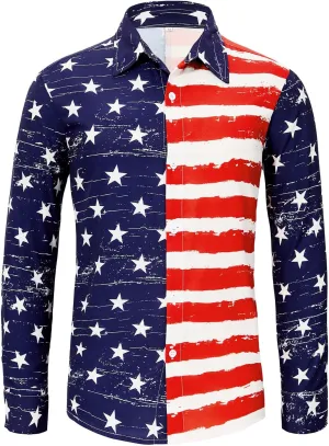 Century Star 70s Mens Disco Shirts Paisley Floral Shirt Outfits Casual Long Sleeve Button Down Funny Shirts for Men