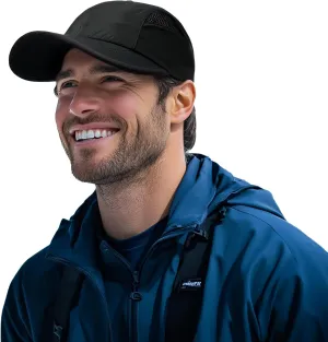 Clakllie Quick Dry Baseball Cap Breathable Sports Sun Hats Curved Brim Snapback Hat Cooling Outdoor Caps Men's Running Hats