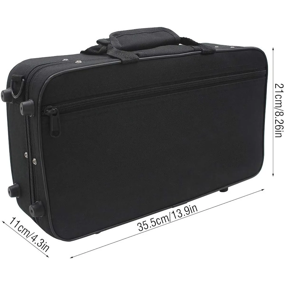 Clarinet Case Clarinet Gig Bag Waterproof Oxford Fabric Clarinet Storage Bag with Detachable Adjustable Strap