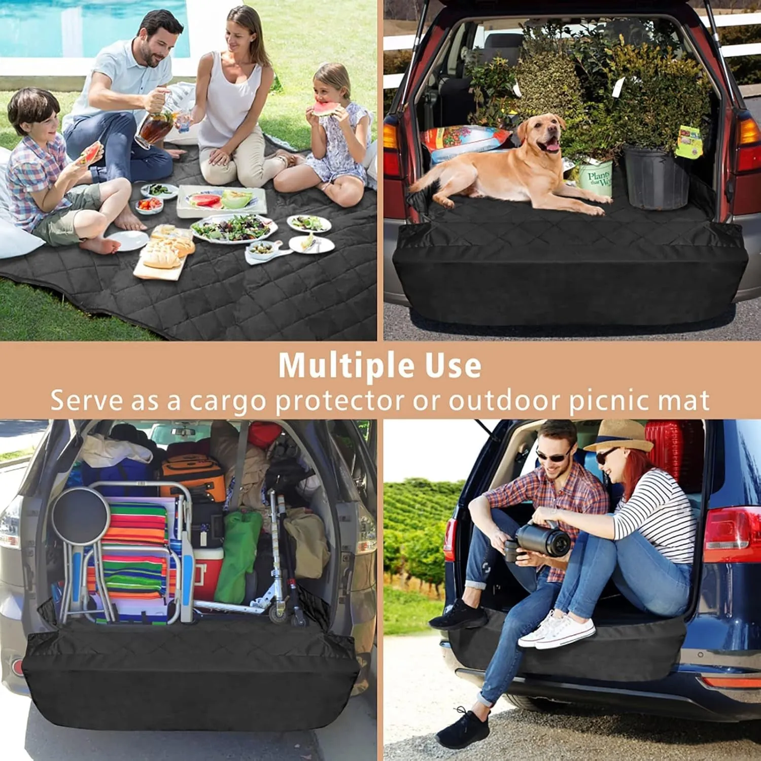 Cloud-integrated Waterproof Liner SUV for Cargo Liner. Cargo Pet - Dogs Honest