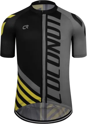 Coconut Ropamo CR Mens Cycling Jersey Short Sleeve Road Bike Shirt with 3 1 Zipper Pockets Breathable Quick Dry