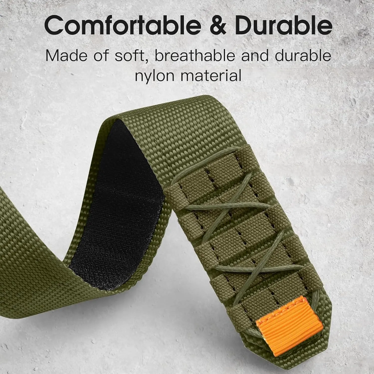 Compatible for Anyloop ALW10 Bands, 22mm Rugged Nylon Sports Strap with Woven Loop Design Compatible for Anyloop ALW10, VPSTAY Watch Ultra, Lovouse R68, HALOBOOM G104 Smartwatch