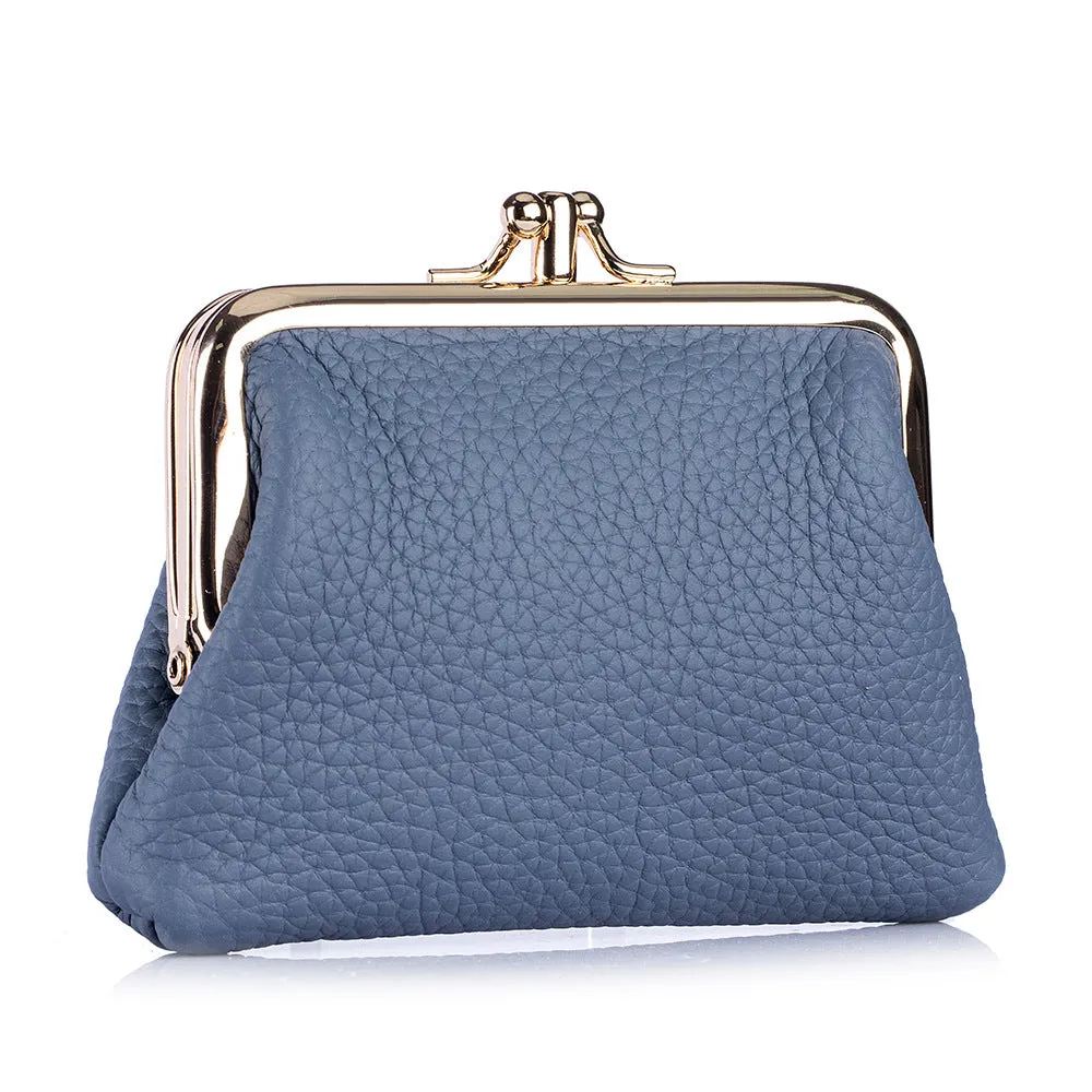 Cool Mini First Layer Cowhide Storage Coin Purses