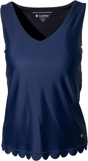 Coolibar UPF 50  Women's Acropora Scallop Swim Tank - Sun Protective
