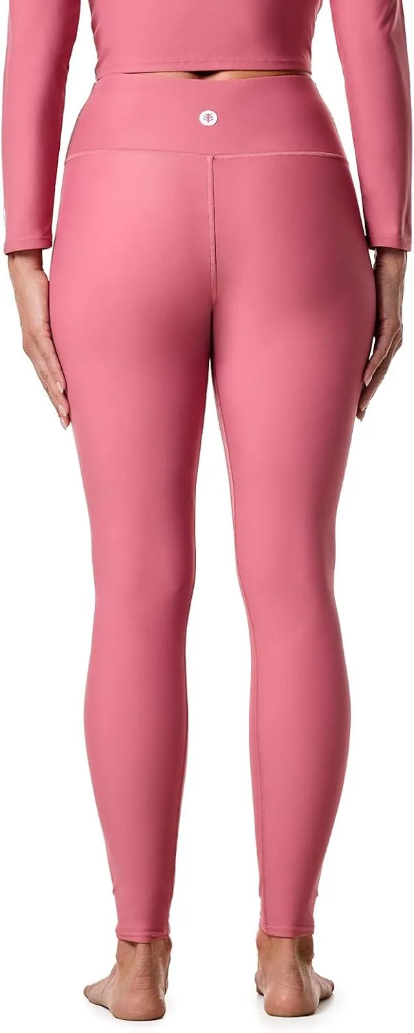 Coolibar UPF 50  Women's Ocean Sculpt High Rise Swim Legging - Sun Protective