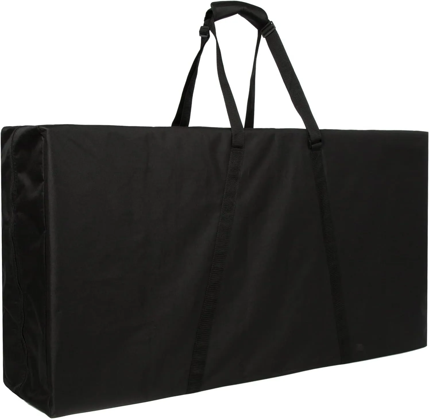 Cornhole Carrying Case for Cornhole Boards with Protective Padded Foam and Adjustable Shoulder Strap. (DK BLK, 4' x 2' Padded Cornhole carrying Case)
