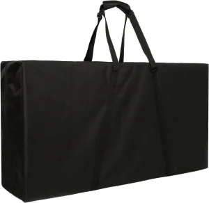 Cornhole Carrying Case for Cornhole Boards with Protective Padded Foam and Adjustable Shoulder Strap. (DK BLK, 4' x 2' Padded Cornhole carrying Case)
