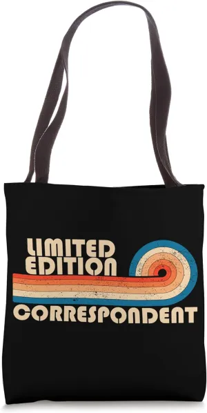 CORRESPONDENT Funny Job Title Profession Birthday Worker Tote Bag