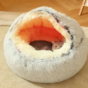 Cosy Plush Cat Cushion - Comfortable Resting Place for Cats