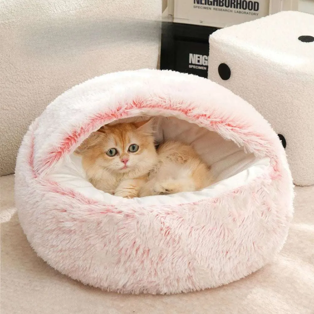 Cosy Plush Cat Cushion - Comfortable Resting Place for Cats