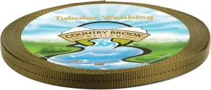 Country Brook Design - 1/2 Inch Olive Drab Green Military Spec Tubular Nylon Webbing, 50 Yards
