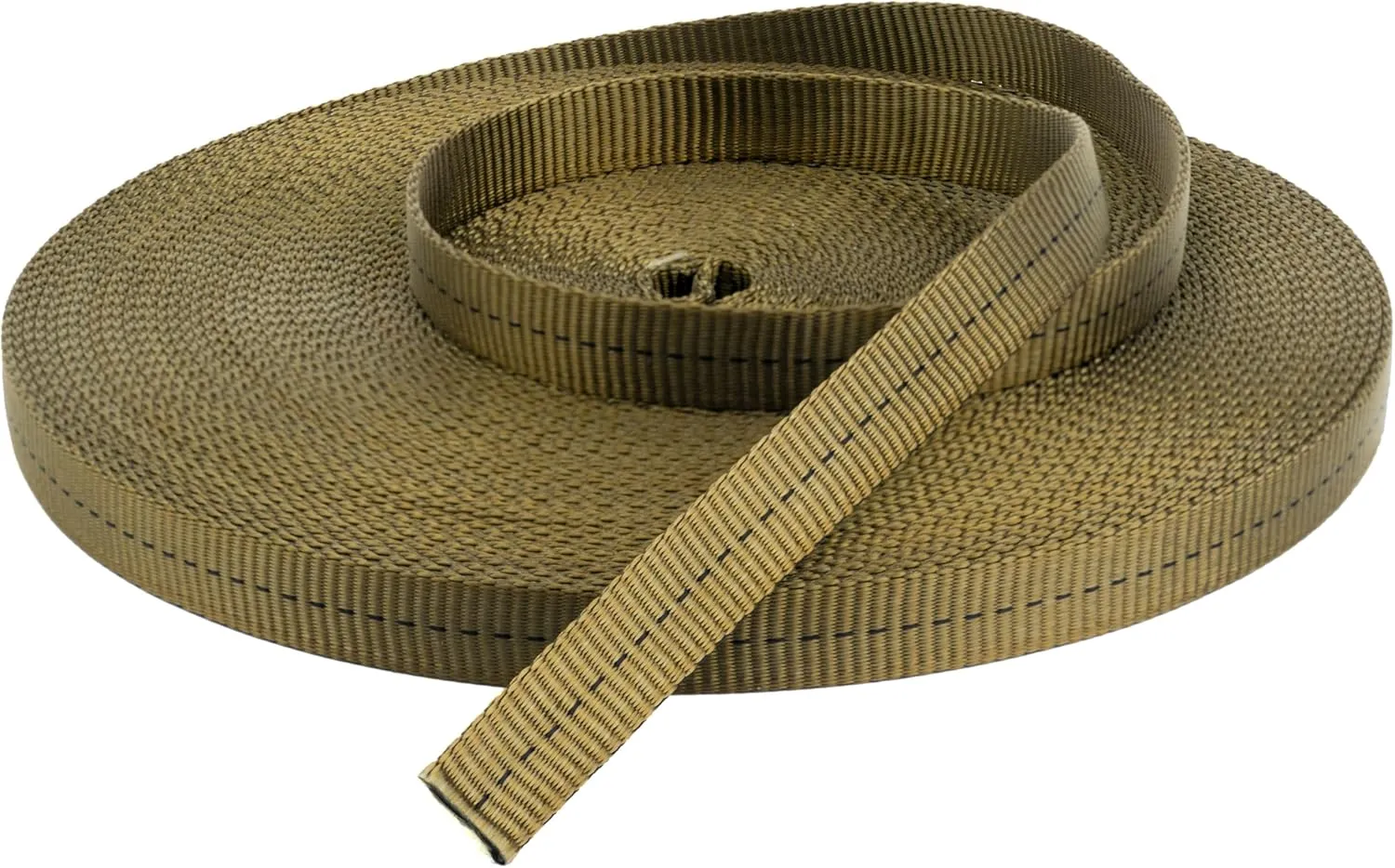 Country Brook Design - 1/2 Inch Olive Drab Green Military Spec Tubular Nylon Webbing, 50 Yards