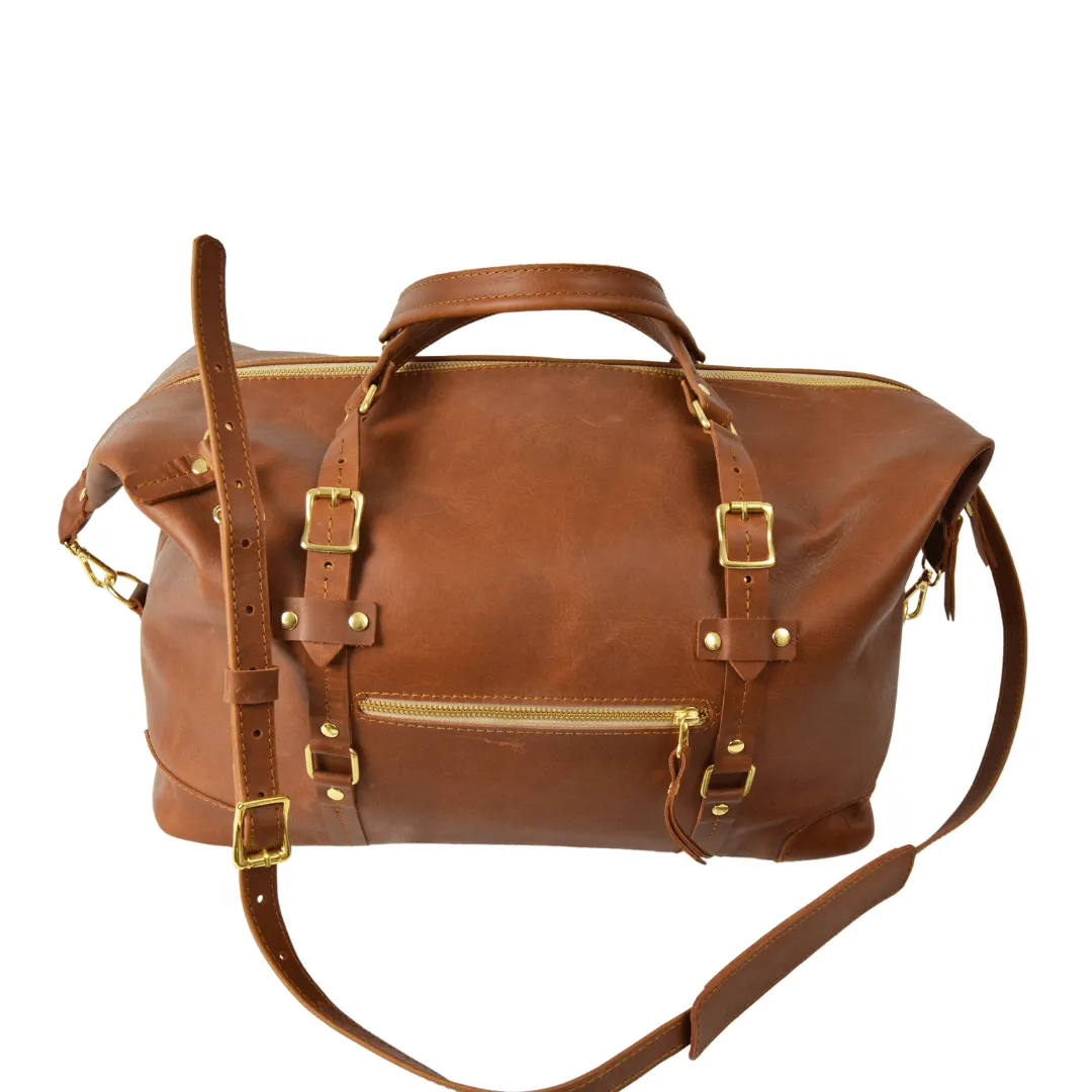 Covet Genuine Leather Duffel