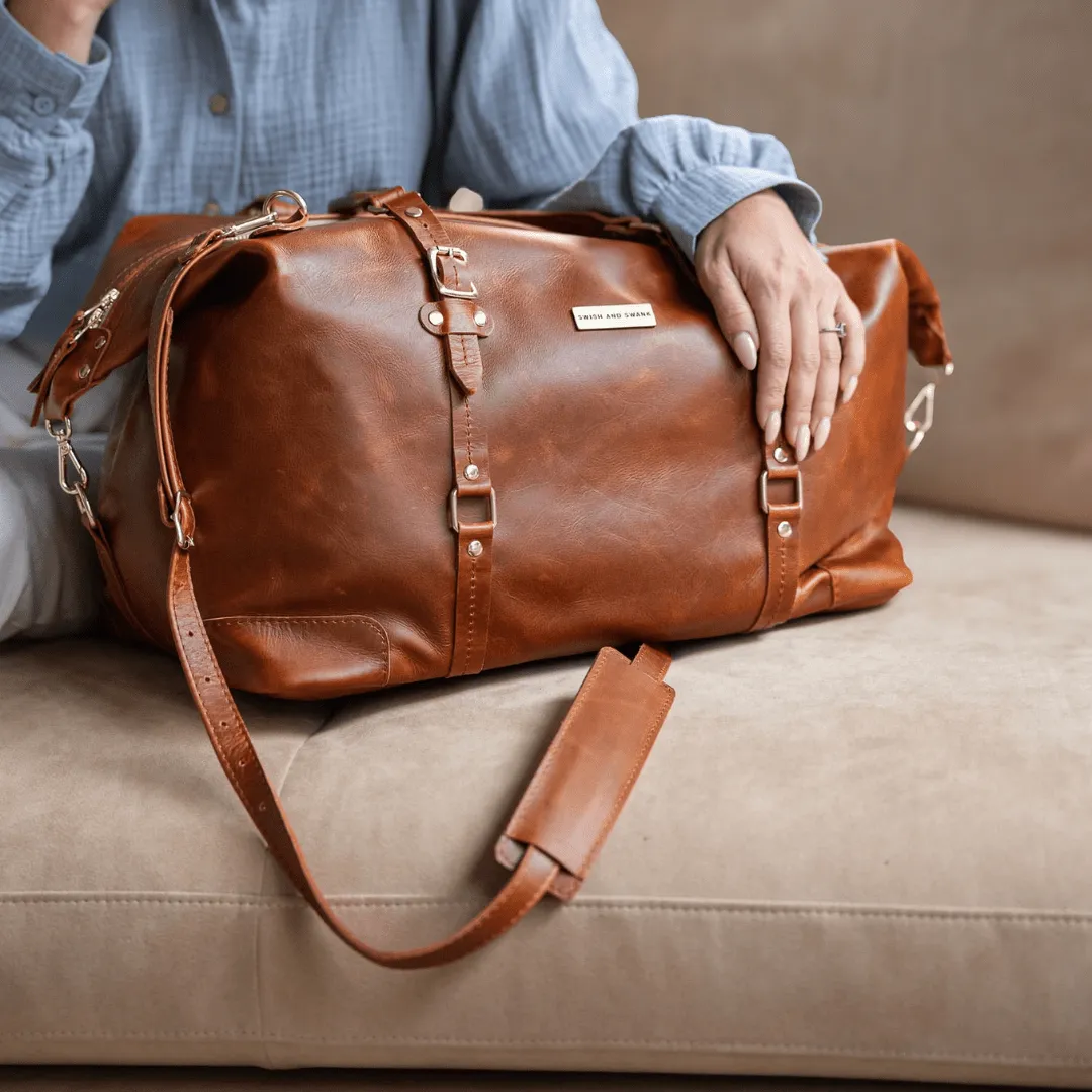 Covet Genuine Leather Duffel