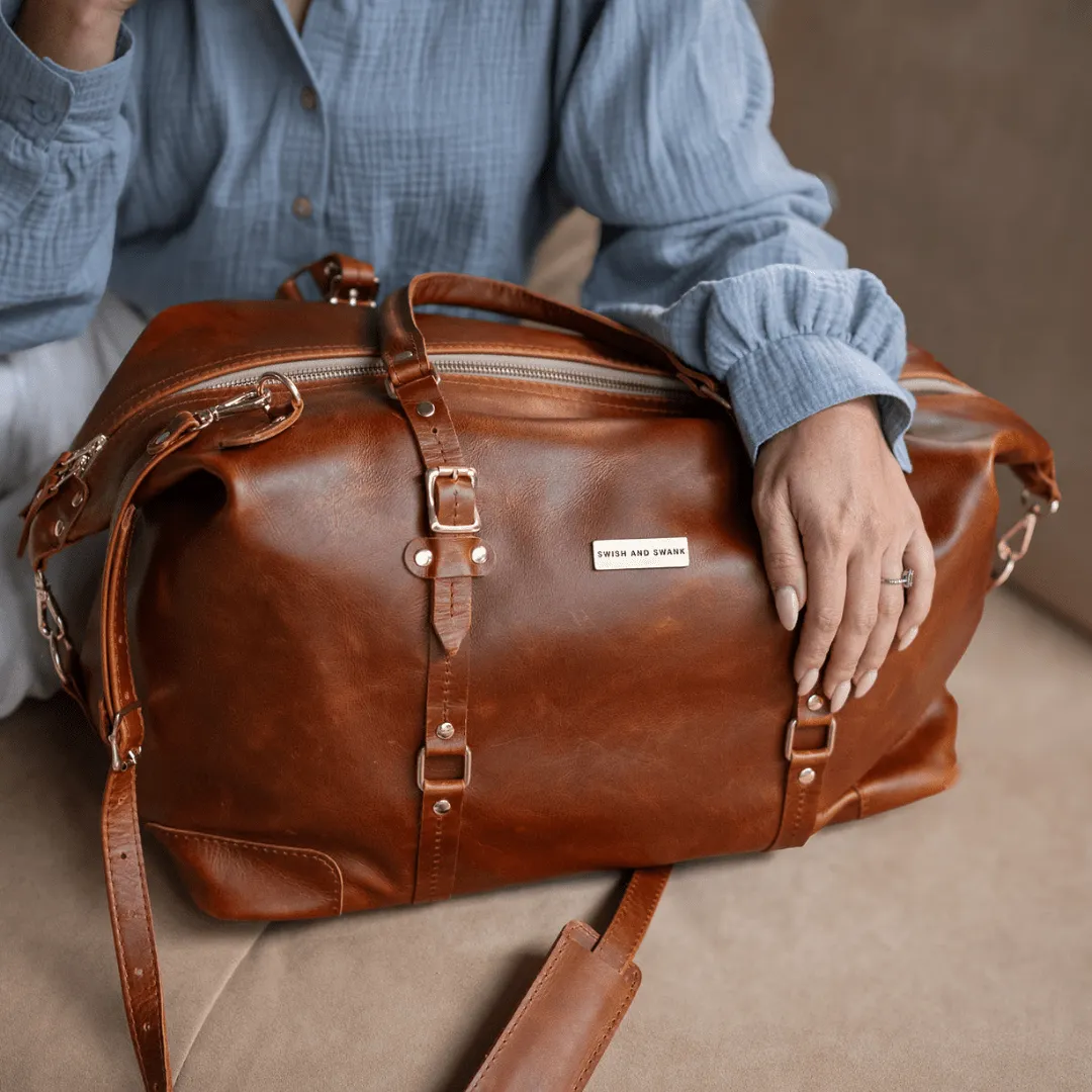 Covet Genuine Leather Duffel