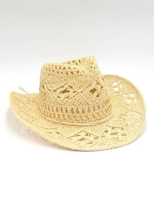 Cowboy straw hat
