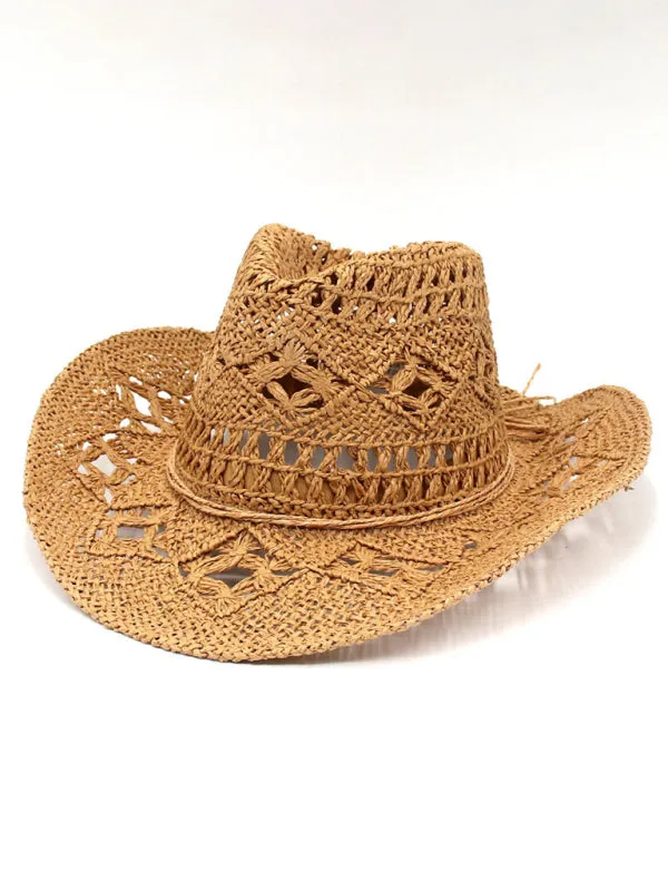 Cowboy straw hat