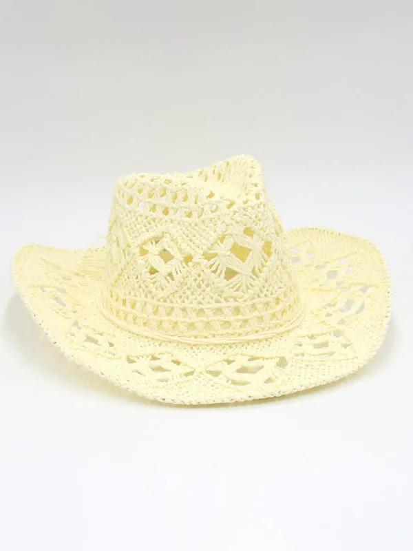 Cowboy straw hat