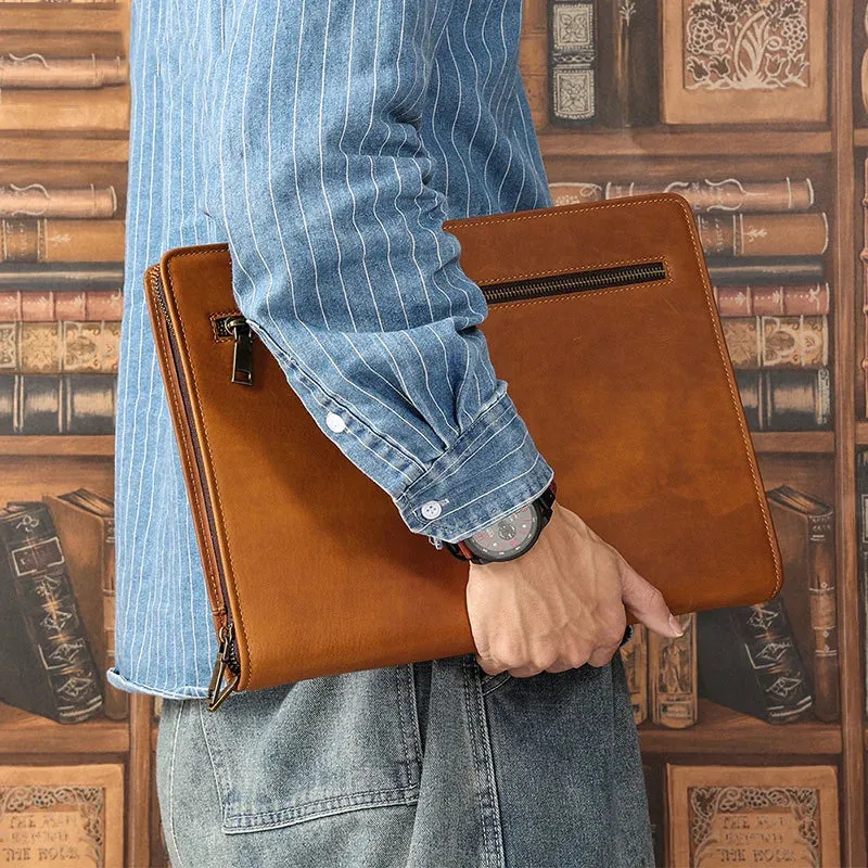 Crazy Horse Genuine Leather iPad Case 12.9" Carrying Case