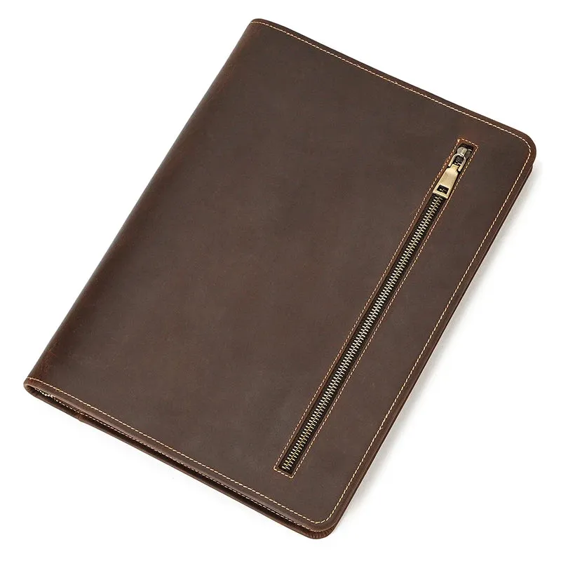 Crazy Horse Genuine Leather iPad Case 12.9" Carrying Case