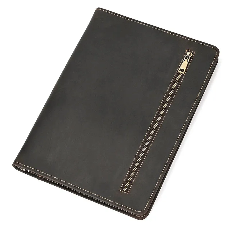 Crazy Horse Genuine Leather iPad Case 12.9" Carrying Case