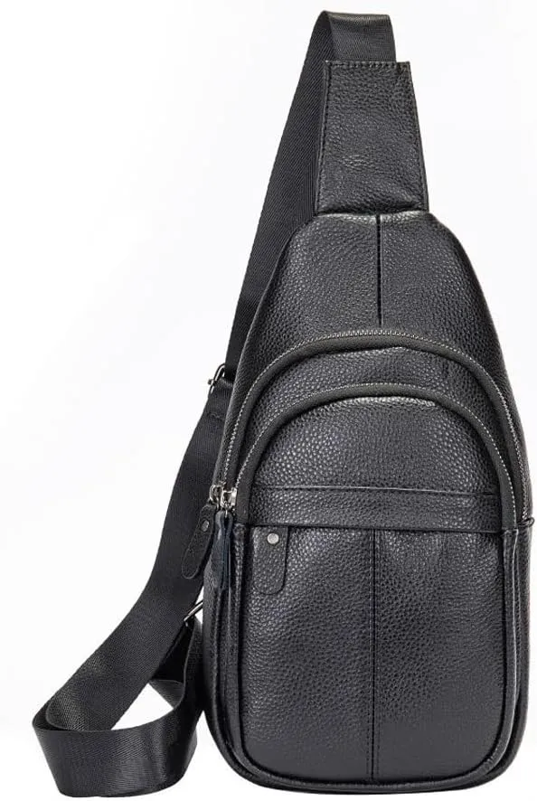 Crossbody Bag Shoulder Bag Retro Men's Multi-function Portable Chest Bag