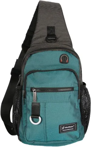 Crossbody Sling Bag Backpack for Men & Women Lake Blue