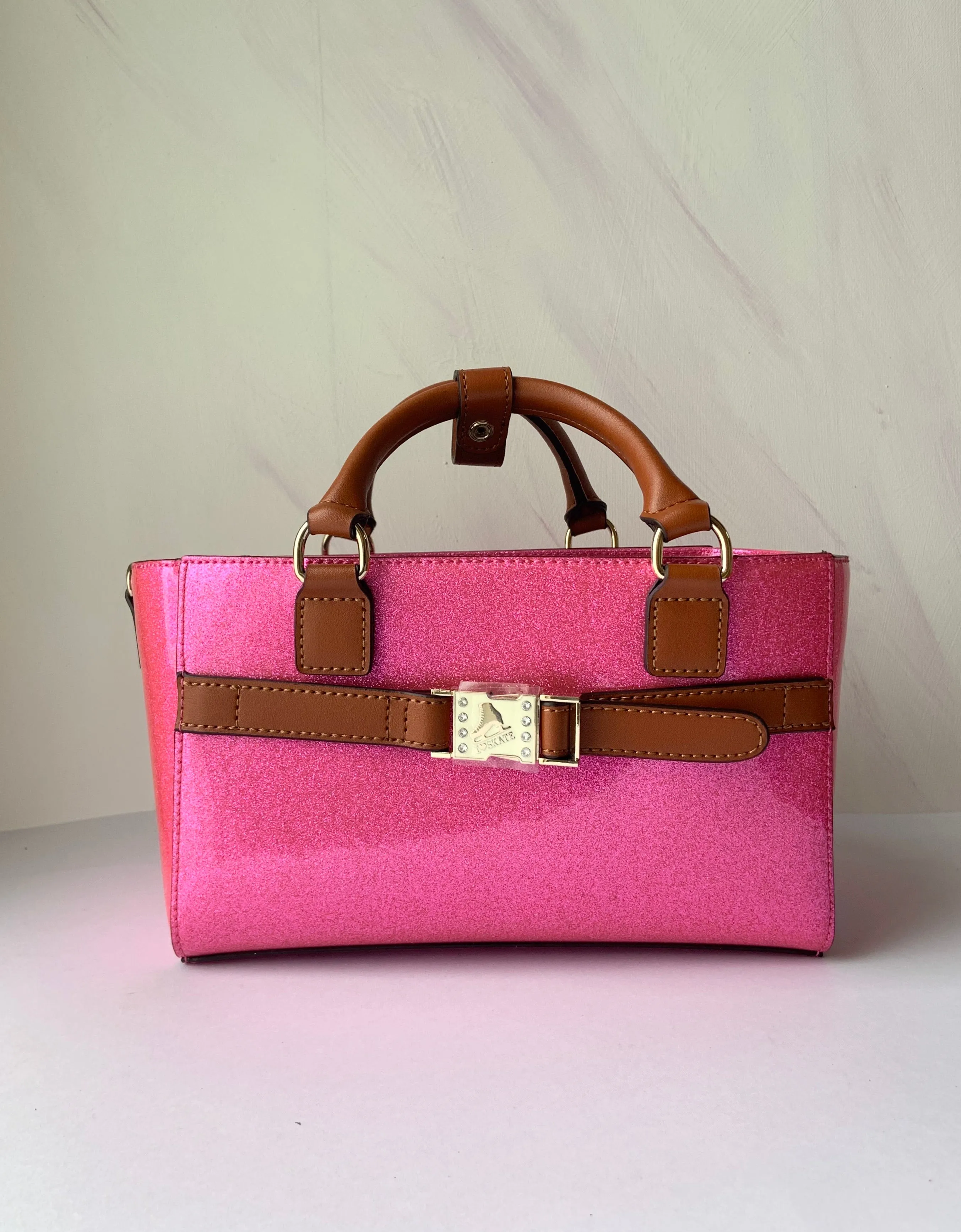 Cube Tote Bag SHINY, pink
