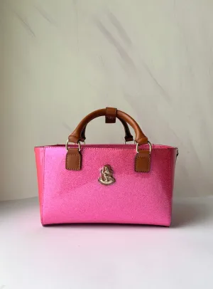 Cube Tote Bag SHINY, pink
