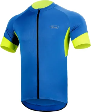 Cycling Bike Jersey for Men Short and Long Sleeve Bike Bicycle Shirts Biking Clothing Breathable Quick-Dry Shirt with Pockets