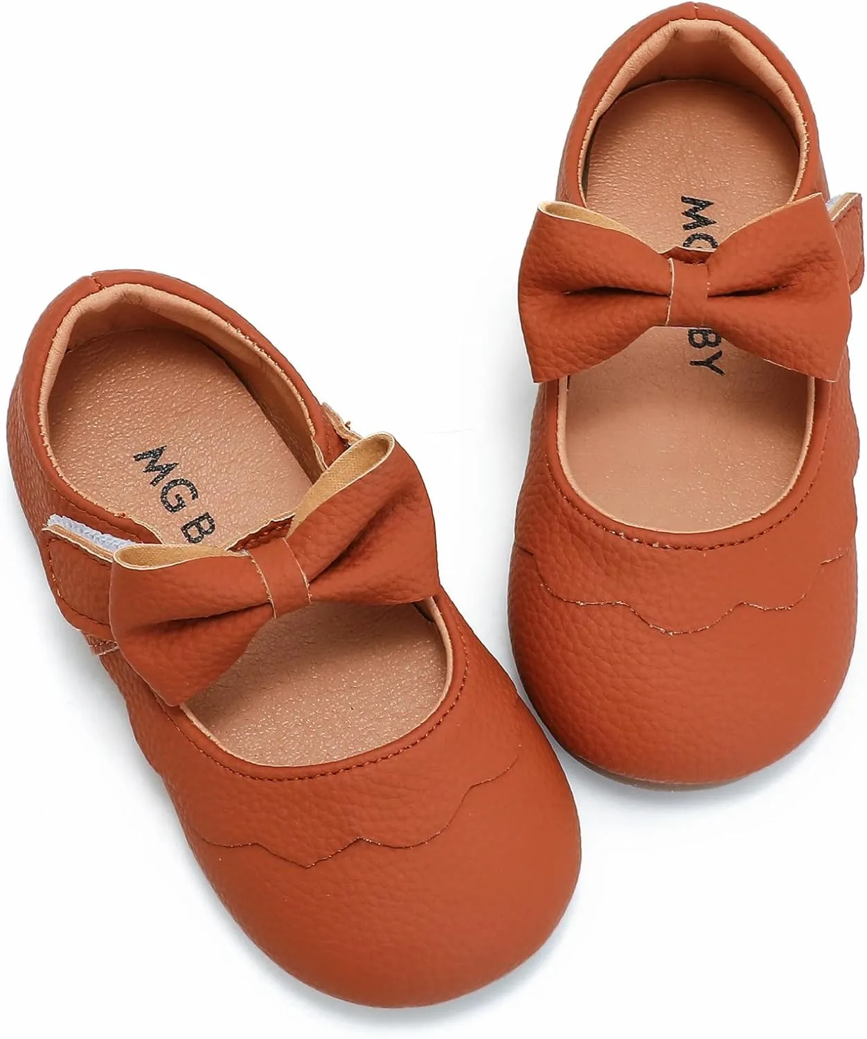 DADAWEN Girl's Classic Mary Jane Flats School Uniform Shoes Dress Shoes Party Wedding Shoes